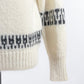 BATONER MEN MOHAIR NORDIC CREW NECK