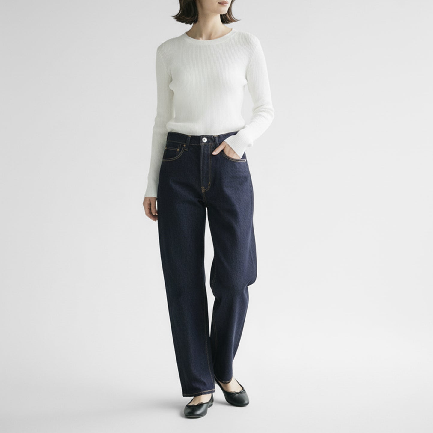 26SS BATONER セルビッチ5ポケットデニムパンツ ワンウォッシュ BN-EY-001