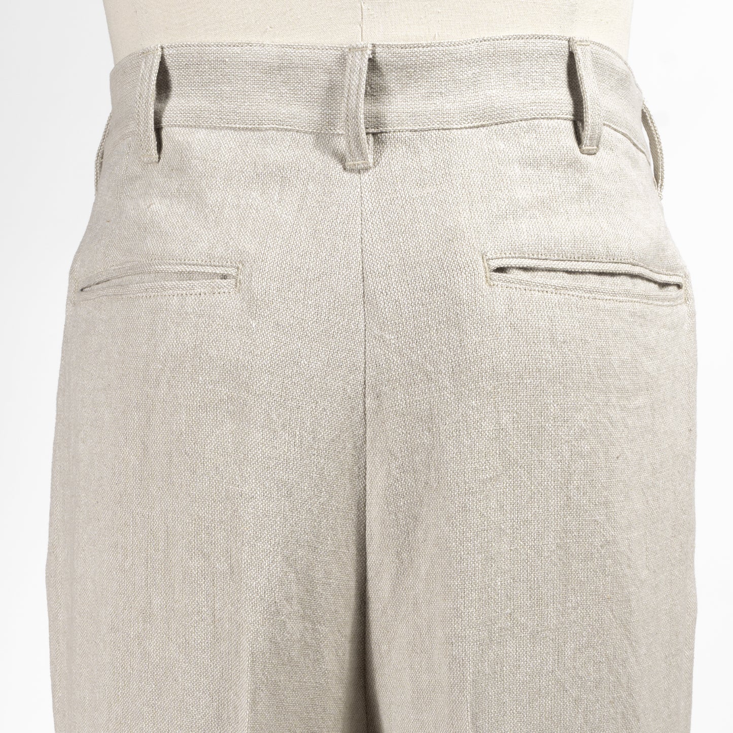 26SS BATONER MEN 落ちわたリネンホップサック ワンタックトラウザーズ BN-26SM-037