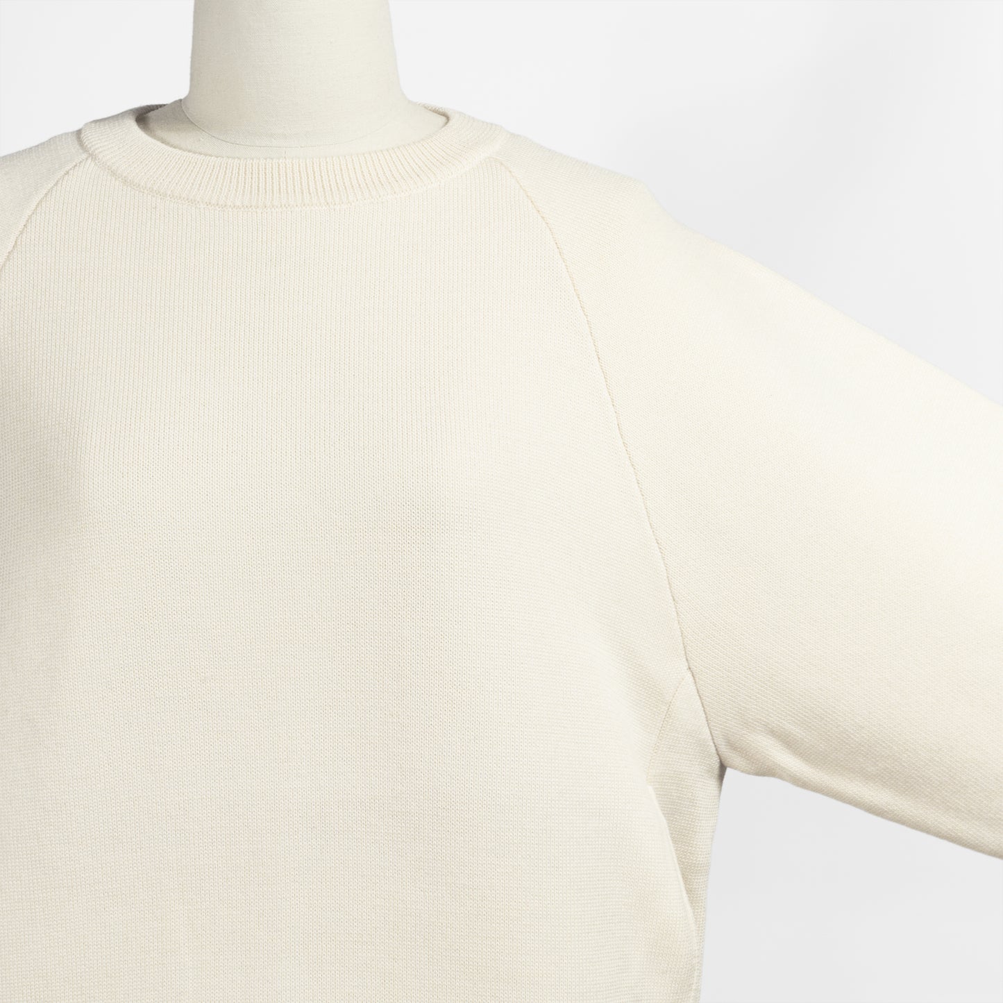 BATONER ソリッドウール ダブルフェイスクルーネック BN-24FL-036