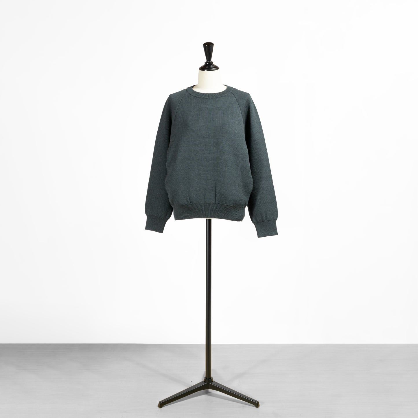 BATONER ソリッドウール ダブルフェイスクルーネック BN-24FL-036