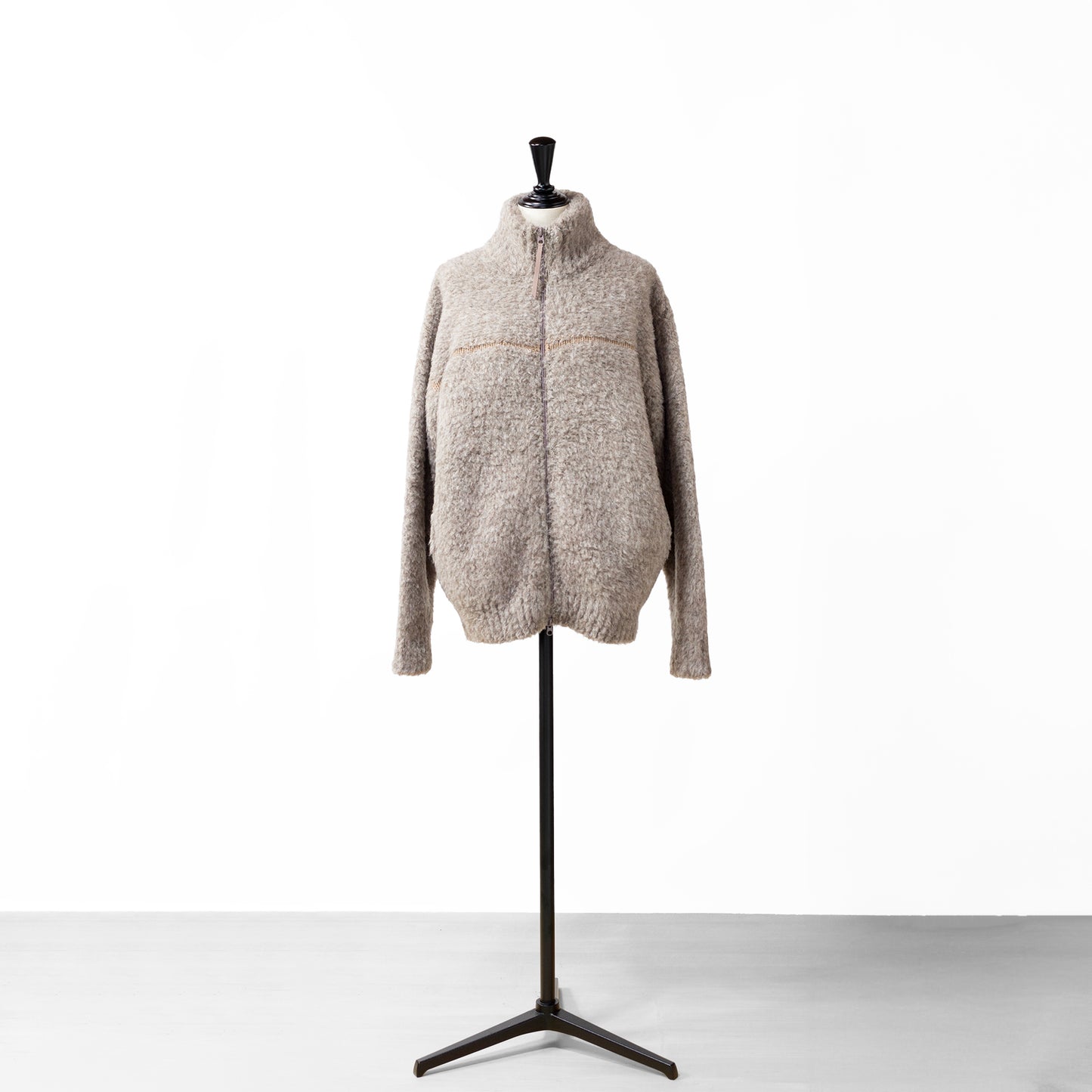 24AW BATONER MEN SHETLAND BOA KNIT BLOUSON