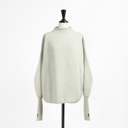 25AW BATONER カシミヤフォックス フィンガーホール ボートネック BN-25FL-041