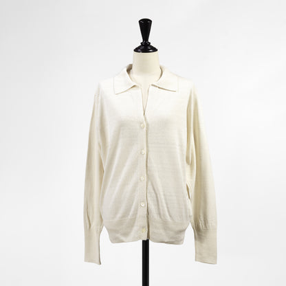 26SS BATONER リバイバルソフトシルク ポロカーディガン BN-26SL-034