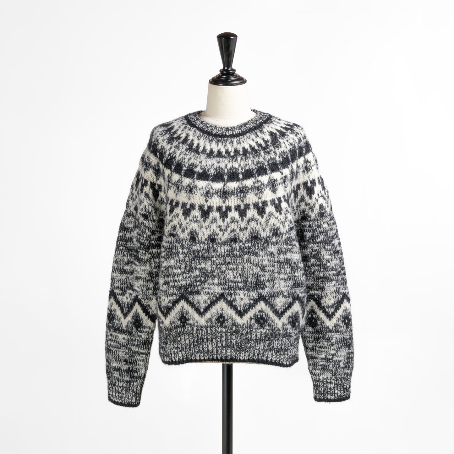 25AW BATONER モヘアノルディッククルーネック BN-25FL-049