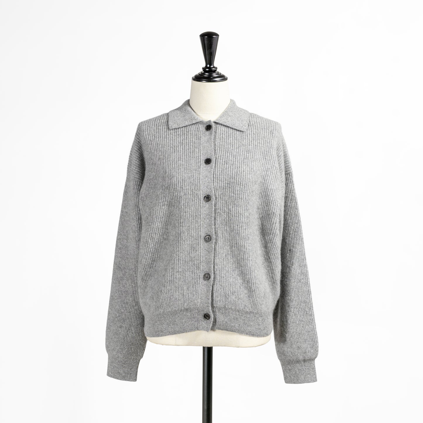 25AW BATONER カシミヤフォックスポロカーディガン BN-25FL-044