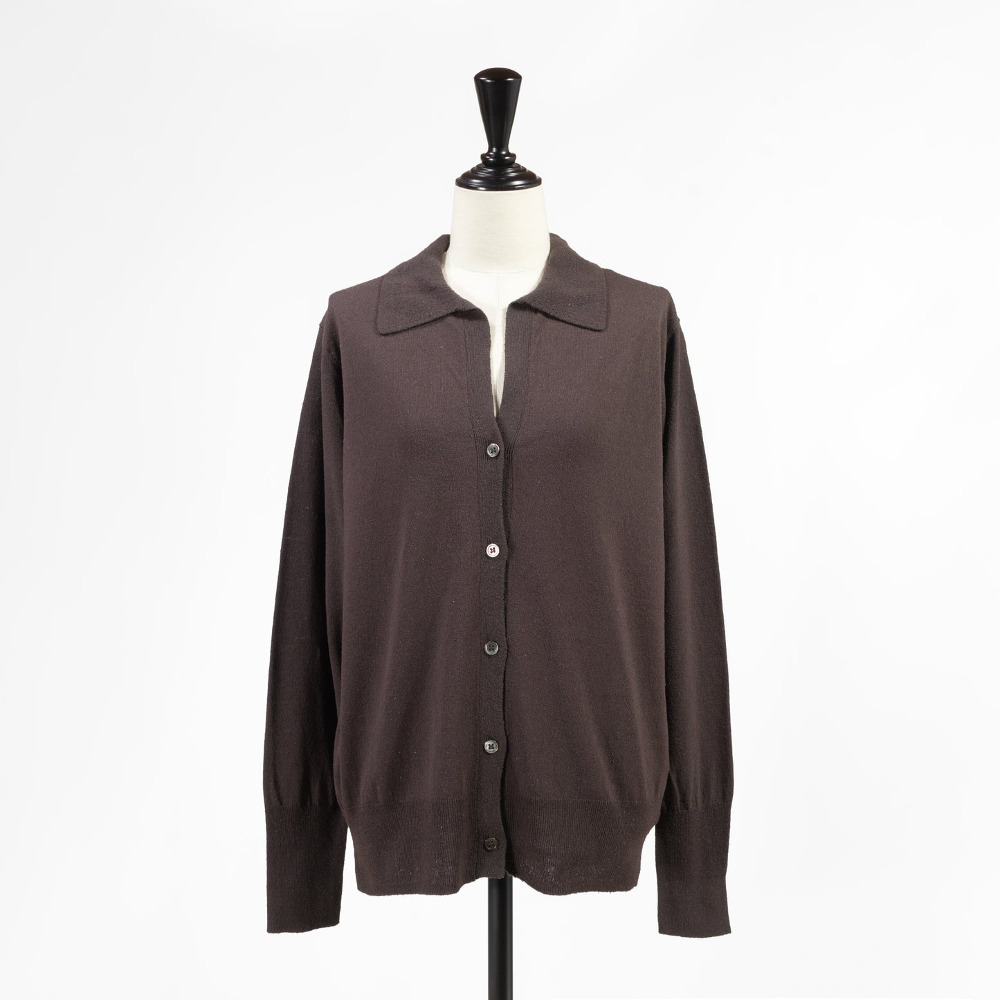 26SS BATONER リバイバルソフトシルク ポロカーディガン BN-26SL-034