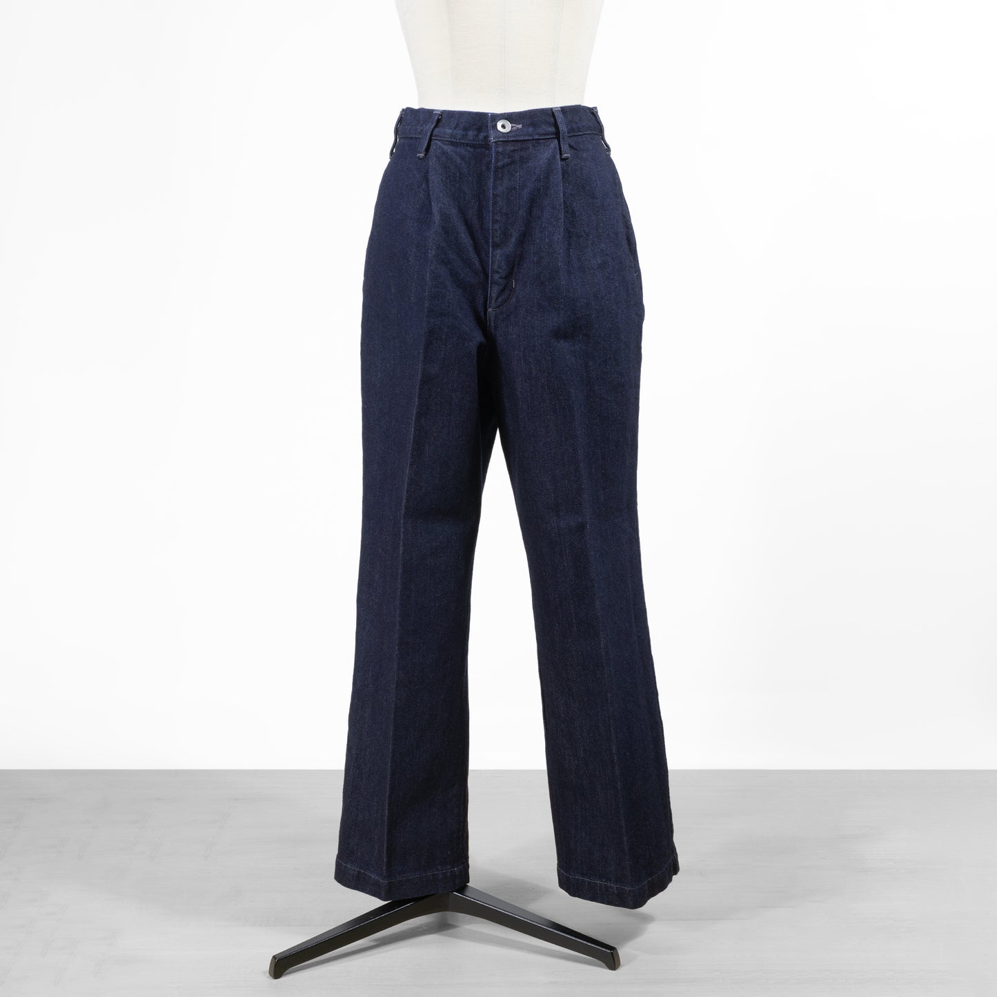 26SS BATONER ワンタックデニムトラウザーズ ワンウォッシュ BN-EY-002