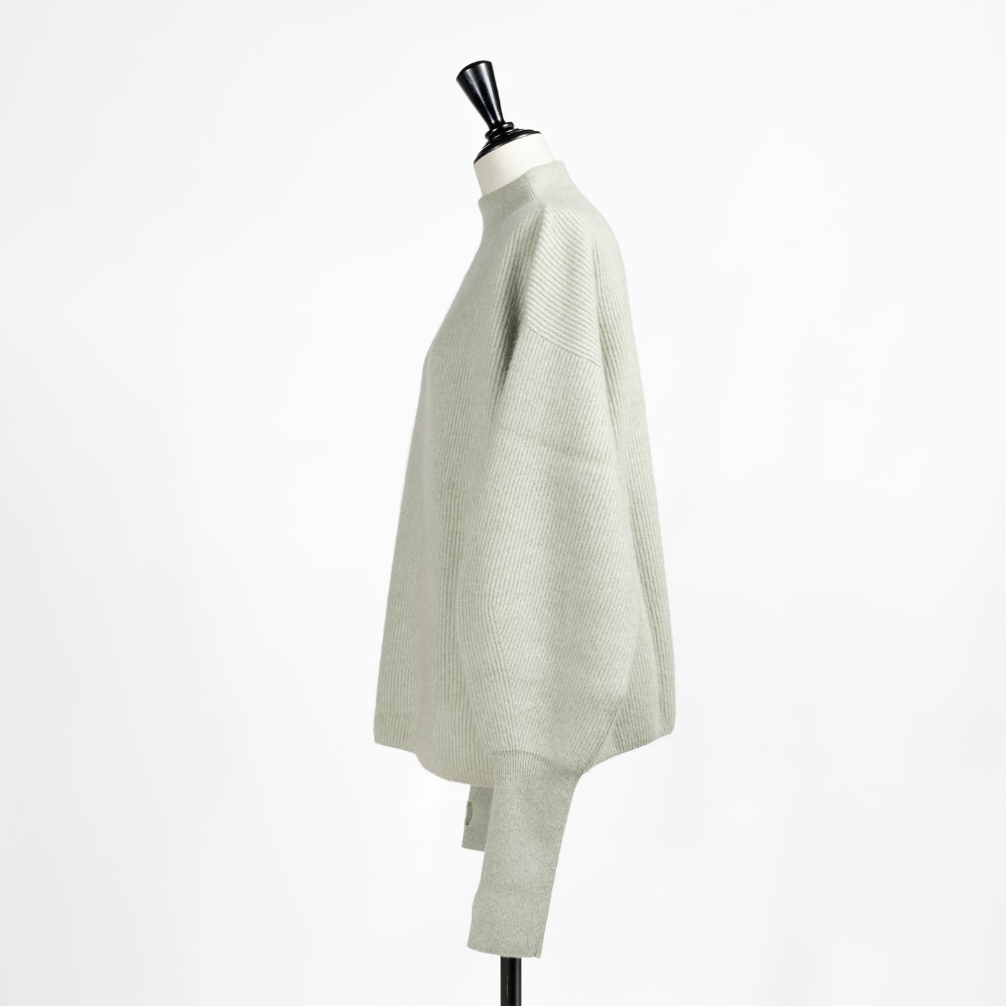 25AW BATONER カシミヤフォックス フィンガーホール ボートネック BN-25FL-041