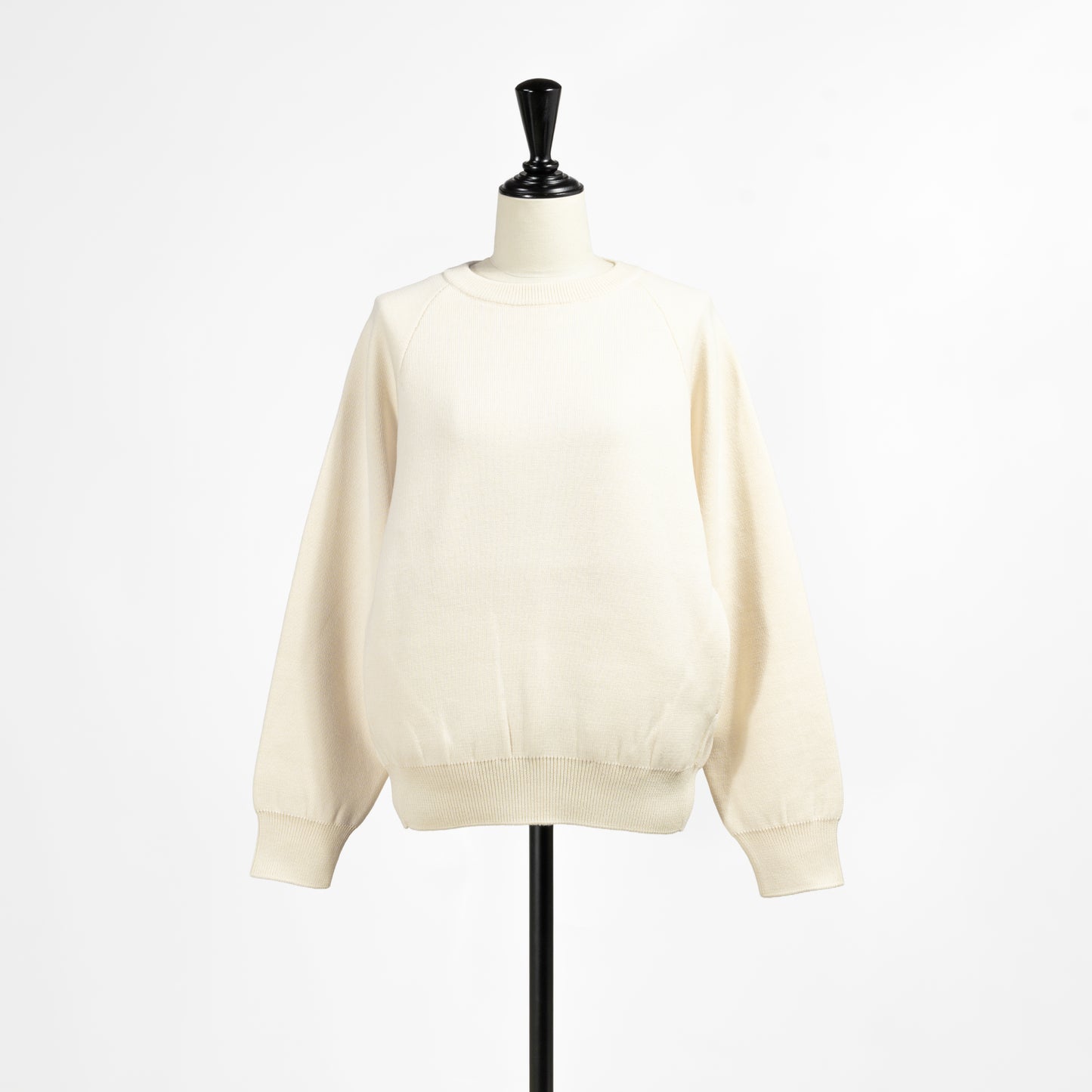 BATONER ソリッドウール ダブルフェイスクルーネック BN-24FL-036