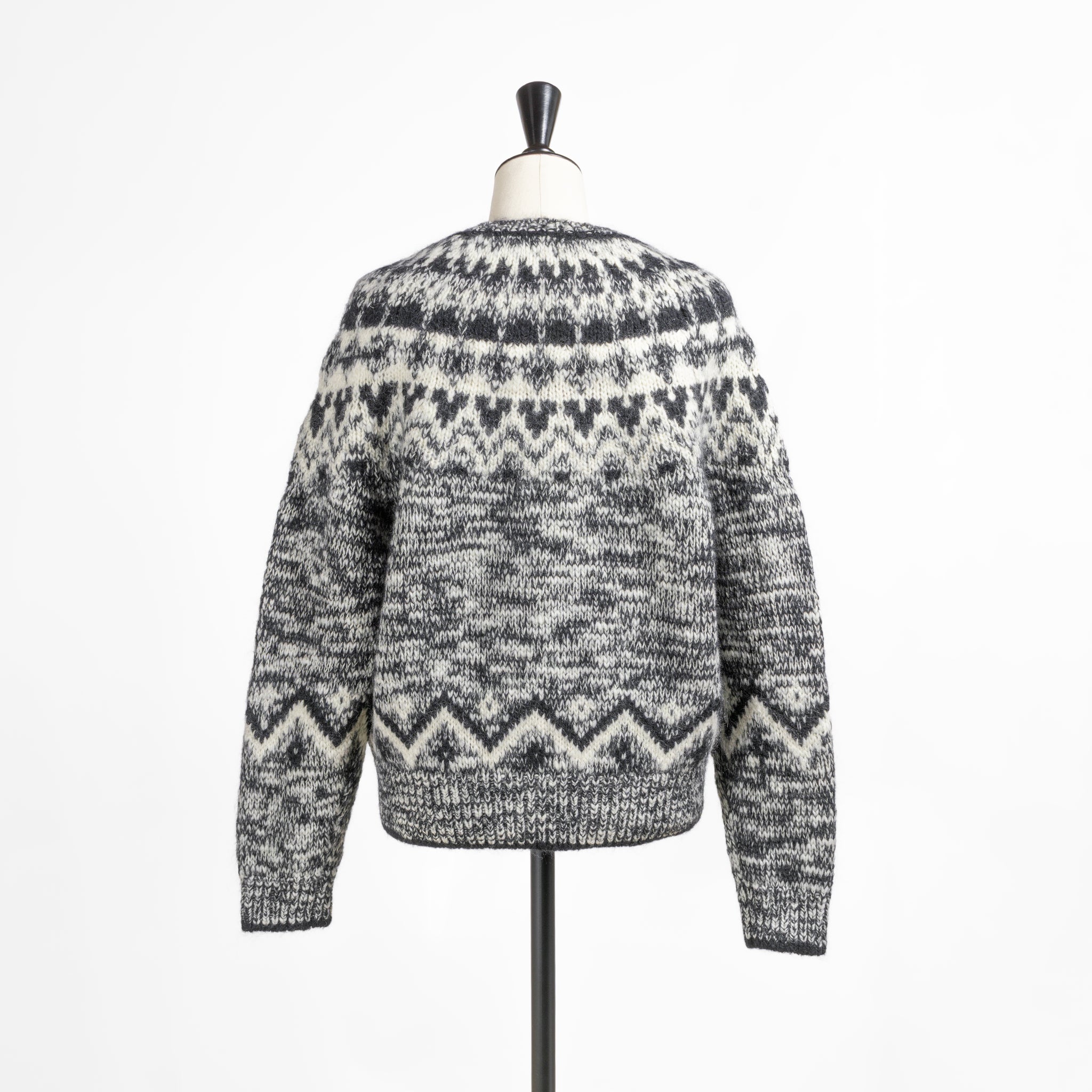 BATONER モヘア ノルディック クルーネック ニット セーター バトナー BATONER（バトナー）の「STUDIOUS別注 モヘアノルディッククルーネック