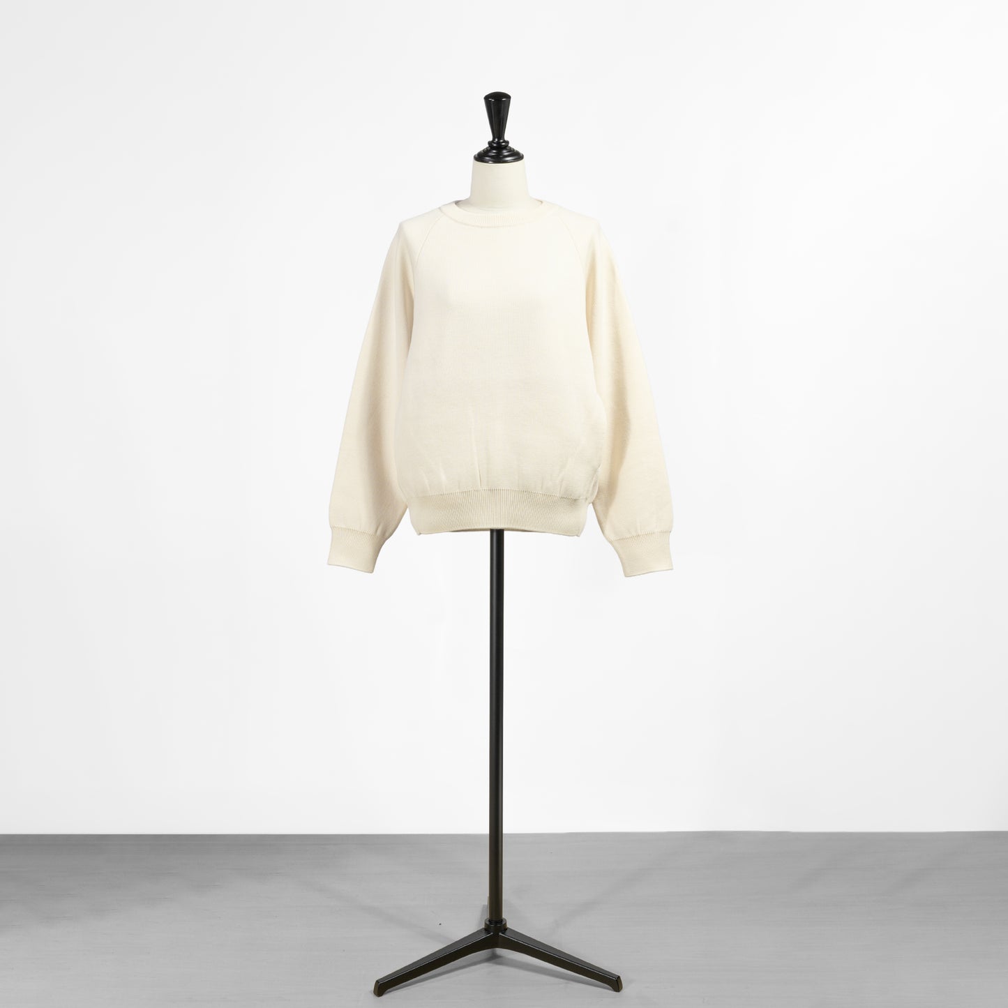 BATONER ソリッドウール ダブルフェイスクルーネック BN-24FL-036