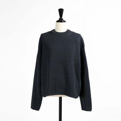 25AW BATONER ソリッドウールリブクルーネック BN-25FL-034