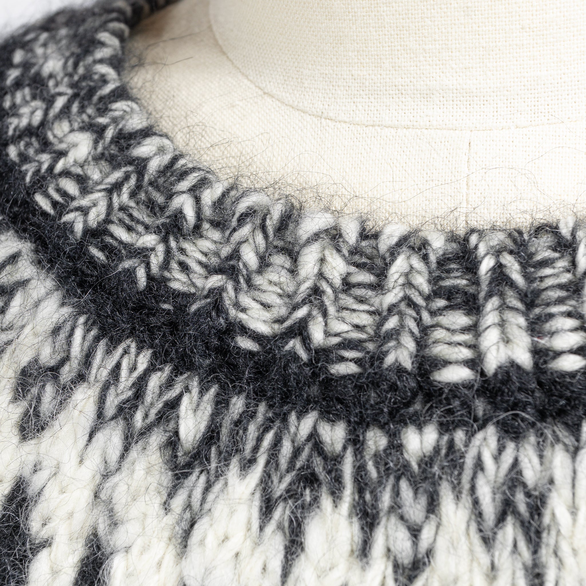 BATONER モヘア ノルディック クルーネック ニット セーター バトナー BATONER（バトナー）の「STUDIOUS別注 モヘアノルディッククルーネック