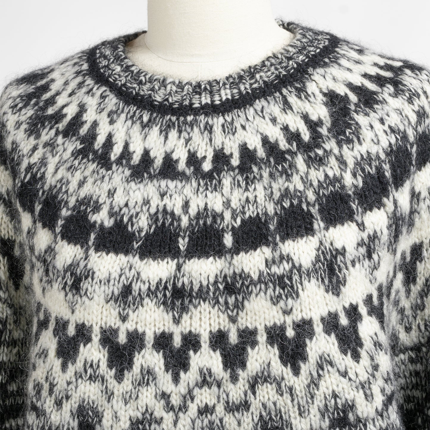 25AW BATONER モヘアノルディッククルーネック BN-25FL-049