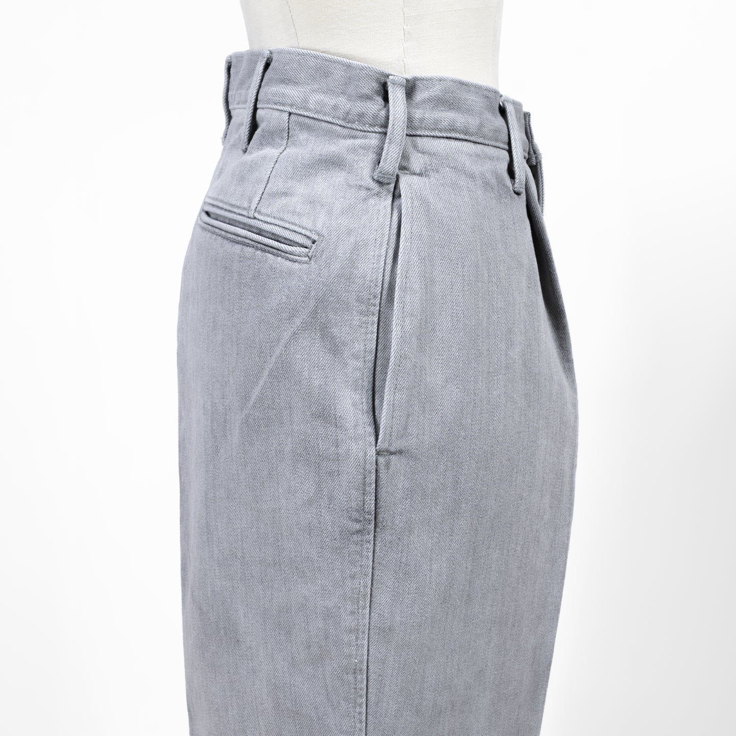 26SS BATONER ワンタックデニムトラウザーズ エクストラウォッシュ BN-EY-004