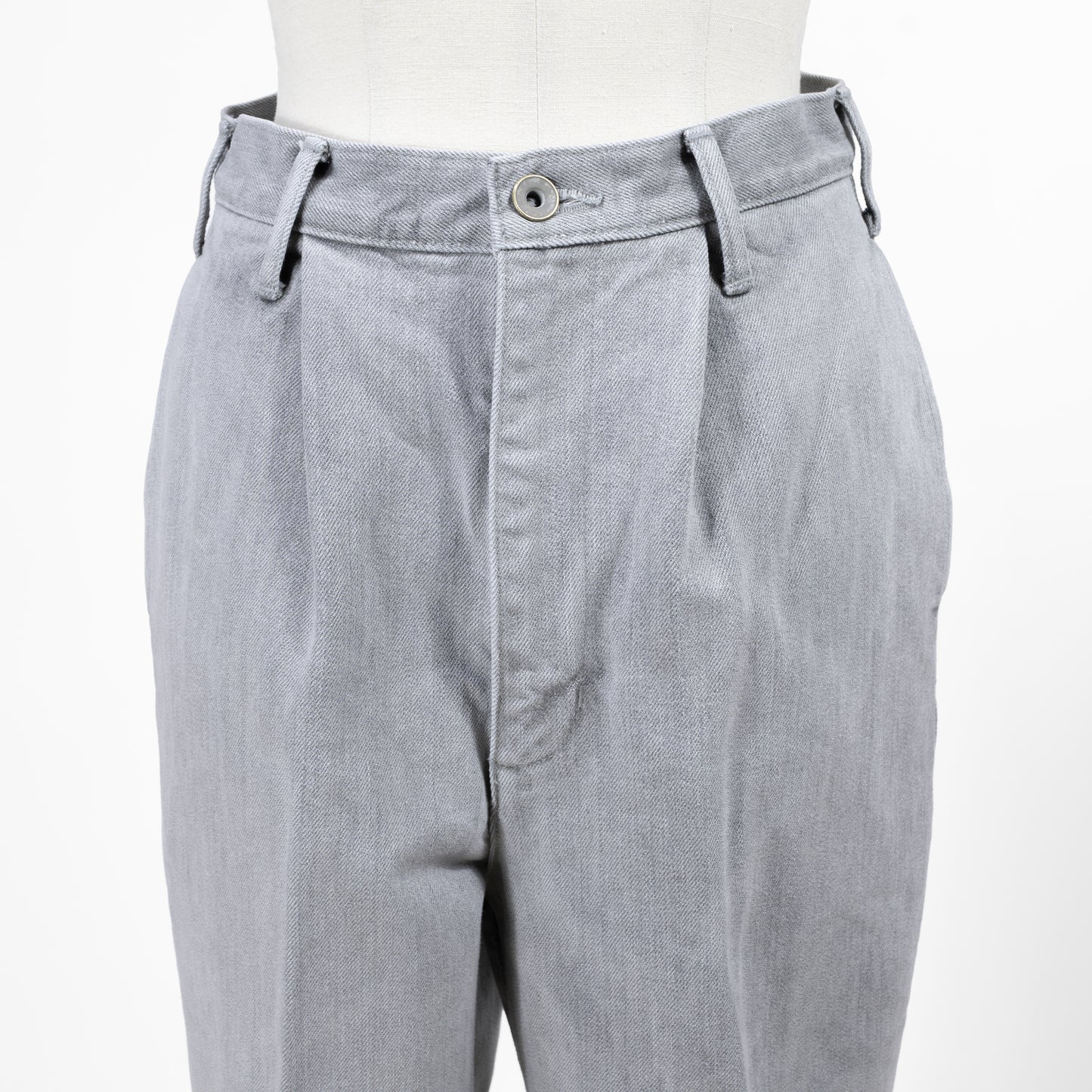 26SS BATONER ワンタックデニムトラウザーズ エクストラウォッシュ BN-EY-004