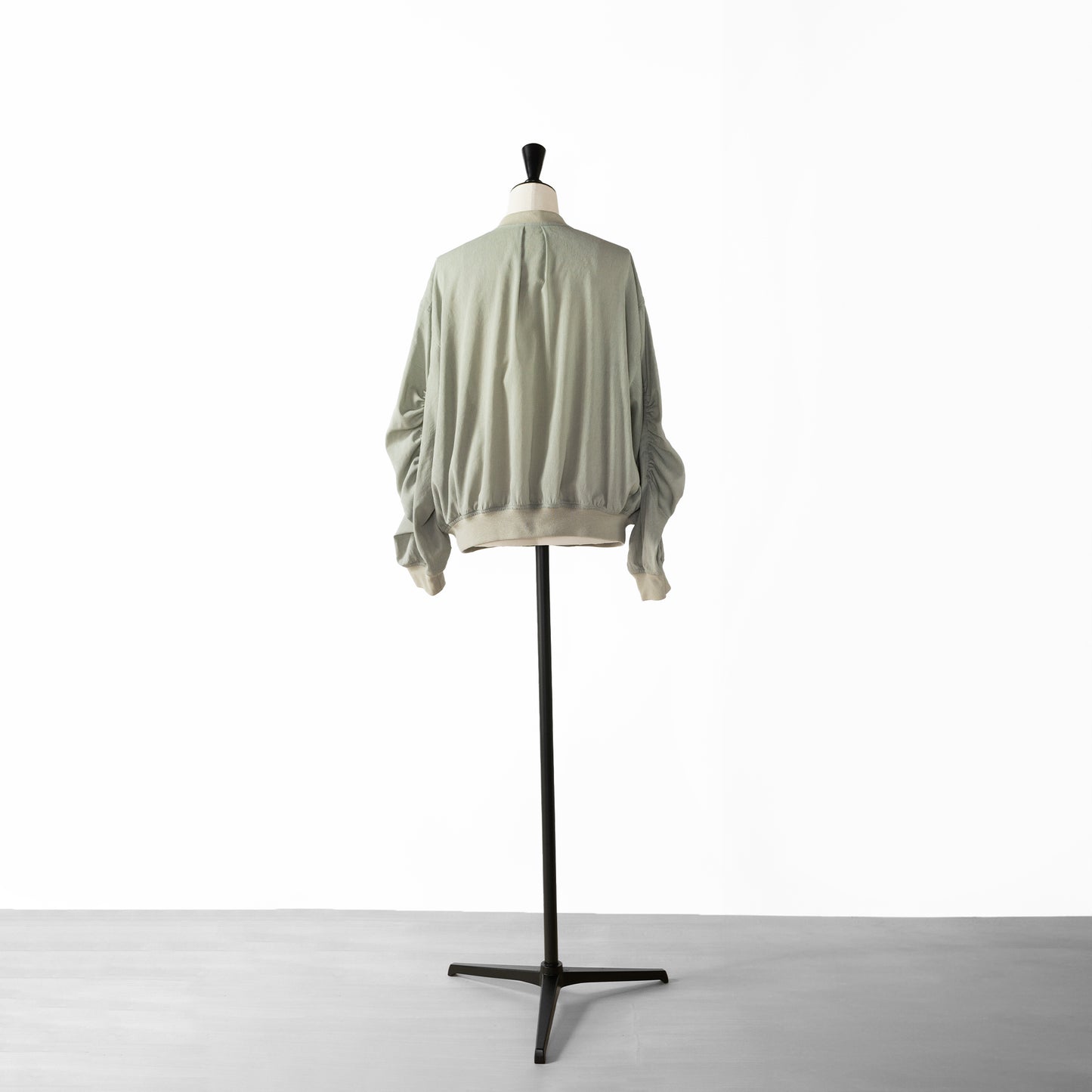 24SS cafune GATHER SLEEVE SHEER BLOUSON