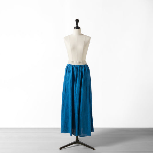 24SS PASSIONE FRENCH LINEN GATHER SKIRT