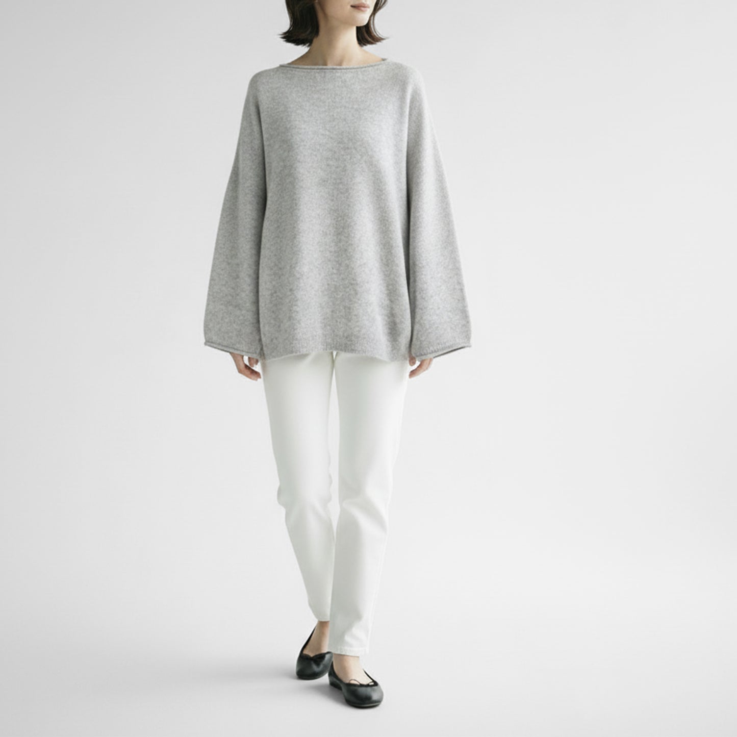 25AW cafune Yamagata Knit ワイドプルオーバー 545905