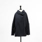 24AW cafune STRETCH JERSEY HOODED SHORT COAT