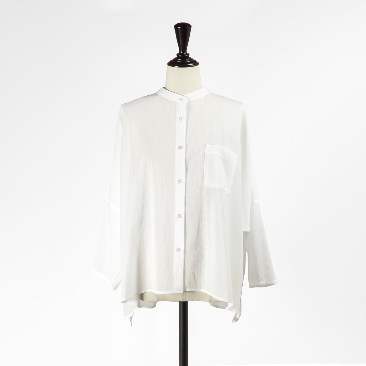 26SS cafune バンドカラーワイドシャツ 625902