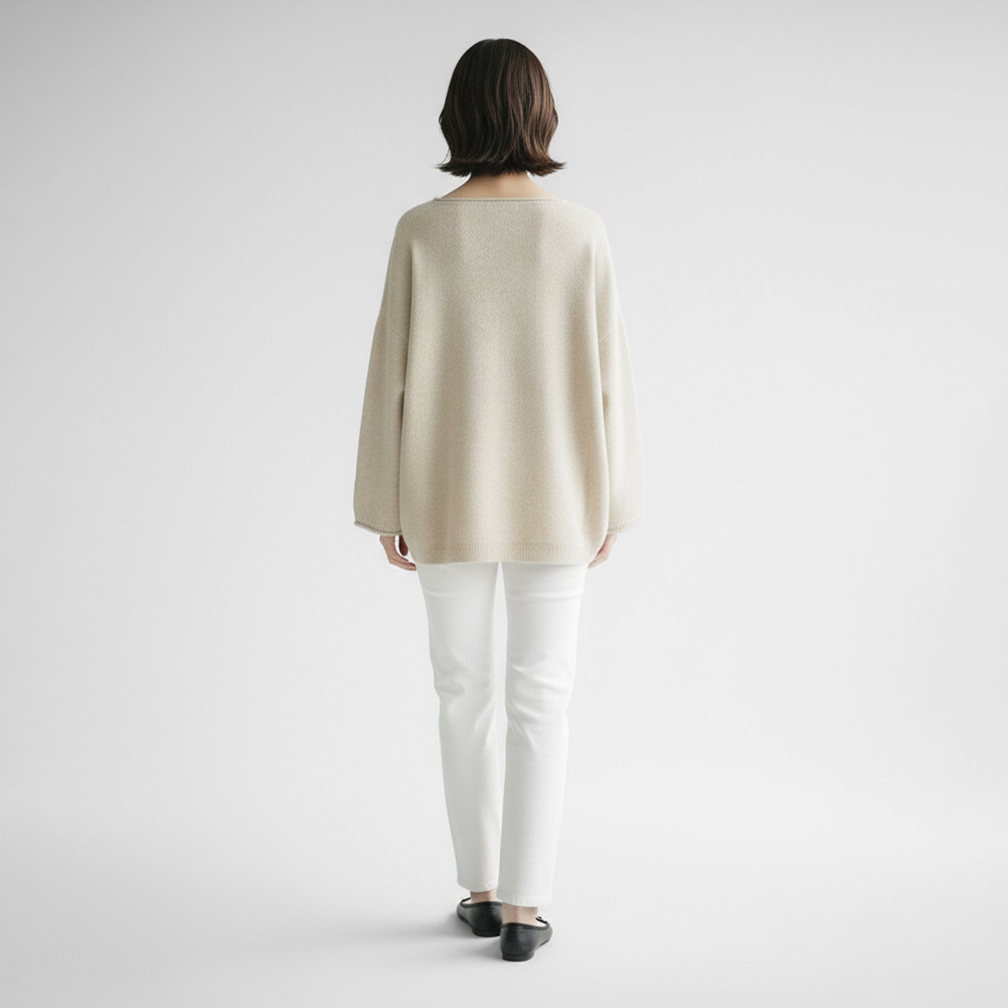 25AW cafune Yamagata Knit ワイドプルオーバー 545905