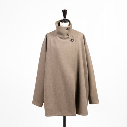 25AW cafune スタンドカラー ケープコート 545403