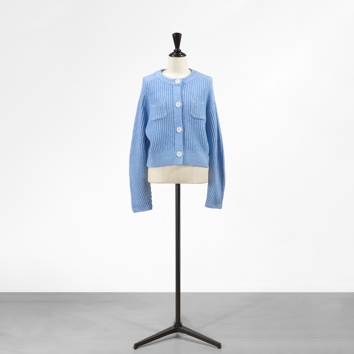 26SS cafune クロップドリブカーディガン 615937