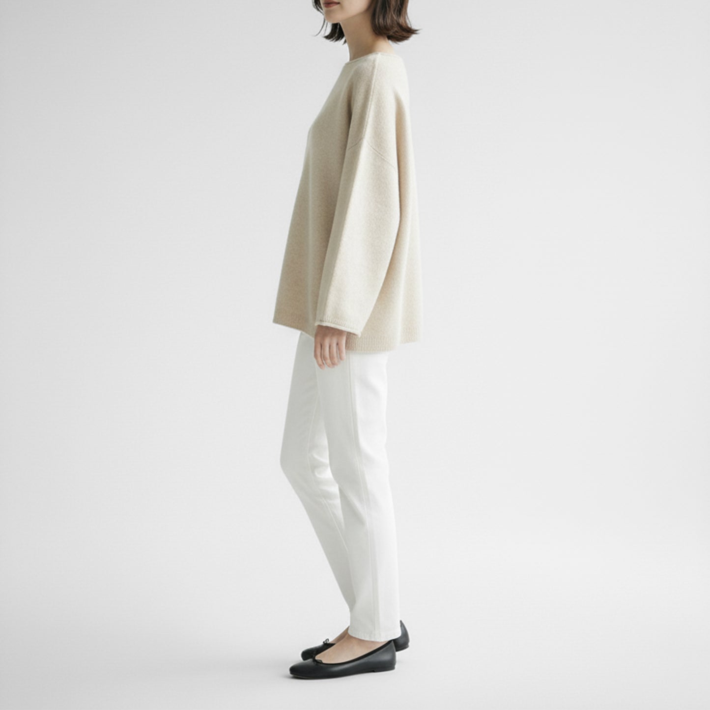 25AW cafune Yamagata Knit ワイドプルオーバー 545905