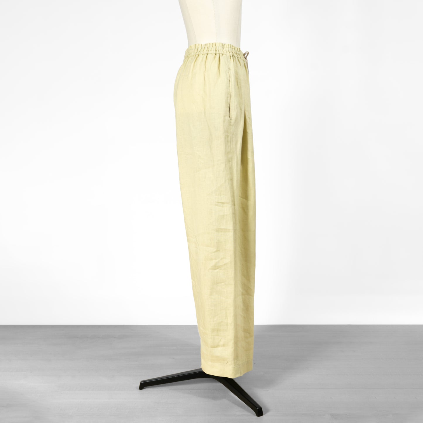 26SS cafune リネン タックギャザー ワイドパンツ 625602