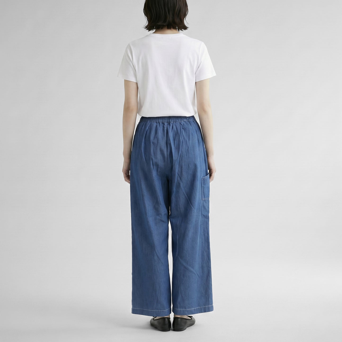 26SS Clip.tab 4.7ozデニム タックボリュームパンツ 3262P-003