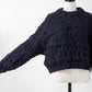 24AW COOHEM CRAZY ARAN PULLOVER