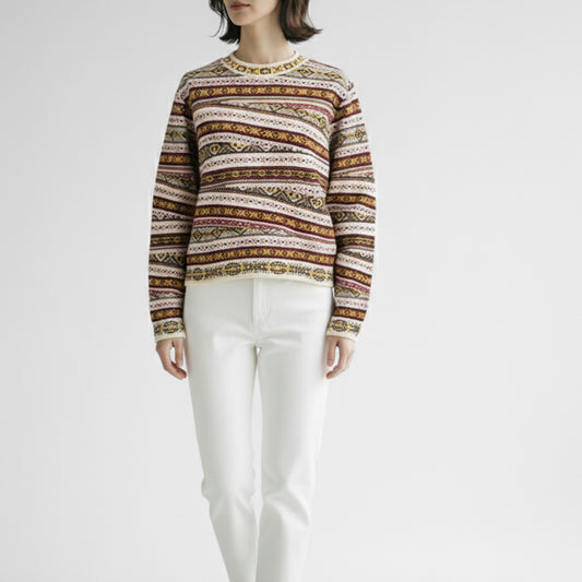 25AW COOHEM クレイジー フェアアイル ニットプルオーバー 11-254-009