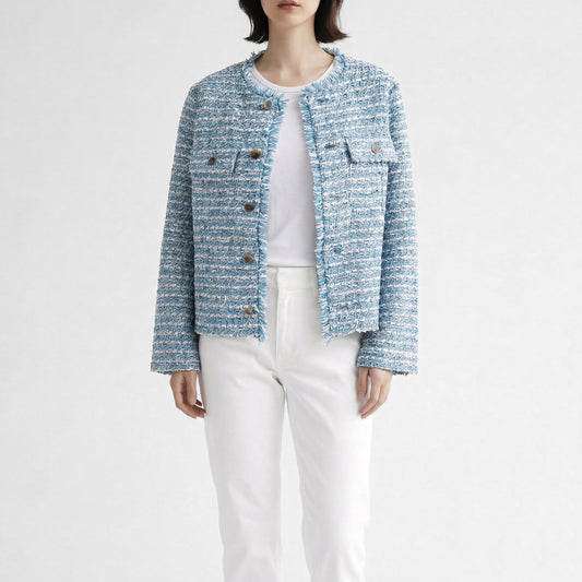 26SS COOHEM ベーシックツイード杢ジャケット 11-262-001