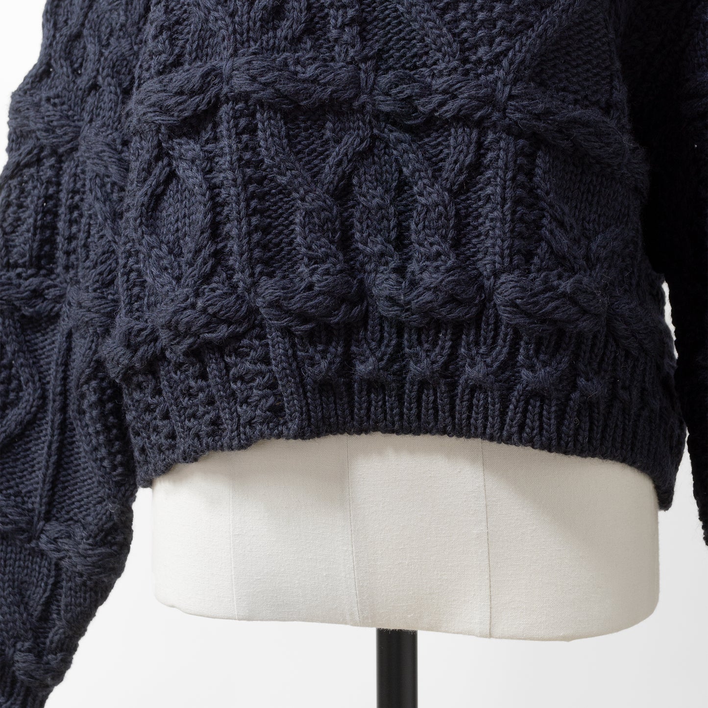 24AW COOHEM CRAZY ARAN PULLOVER