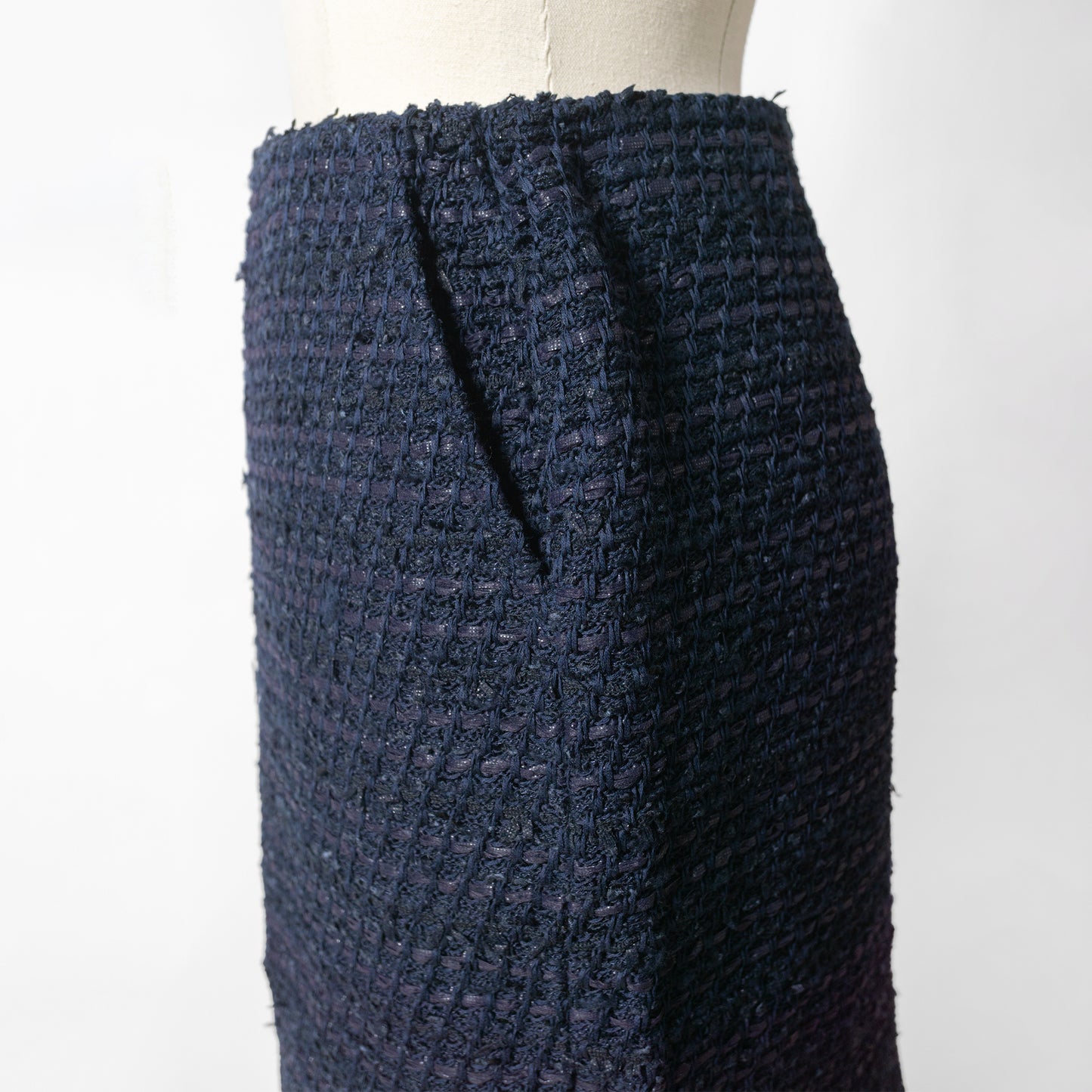 24SS COOHEM Basic Tweed Skirt