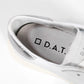 25SS D.A.T.E HILL LOW PLATFORM CALF WHITE-SILVER