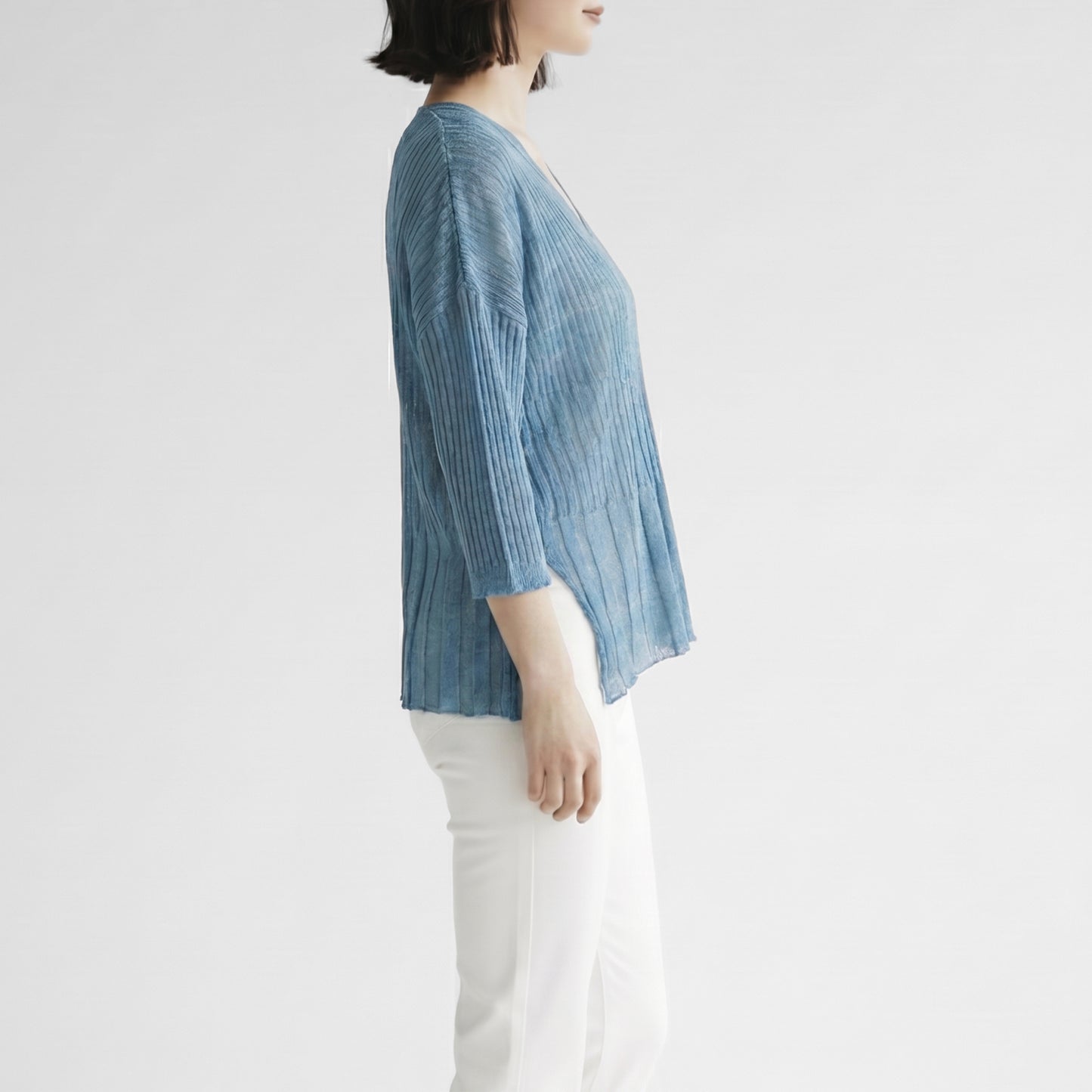 26SS enrica Vネックカーディガン KNIT231