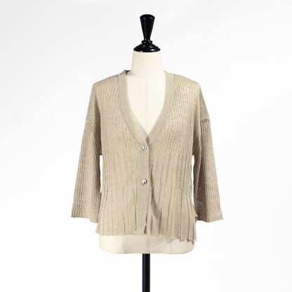 26SS enrica Vネックカーディガン KNIT231