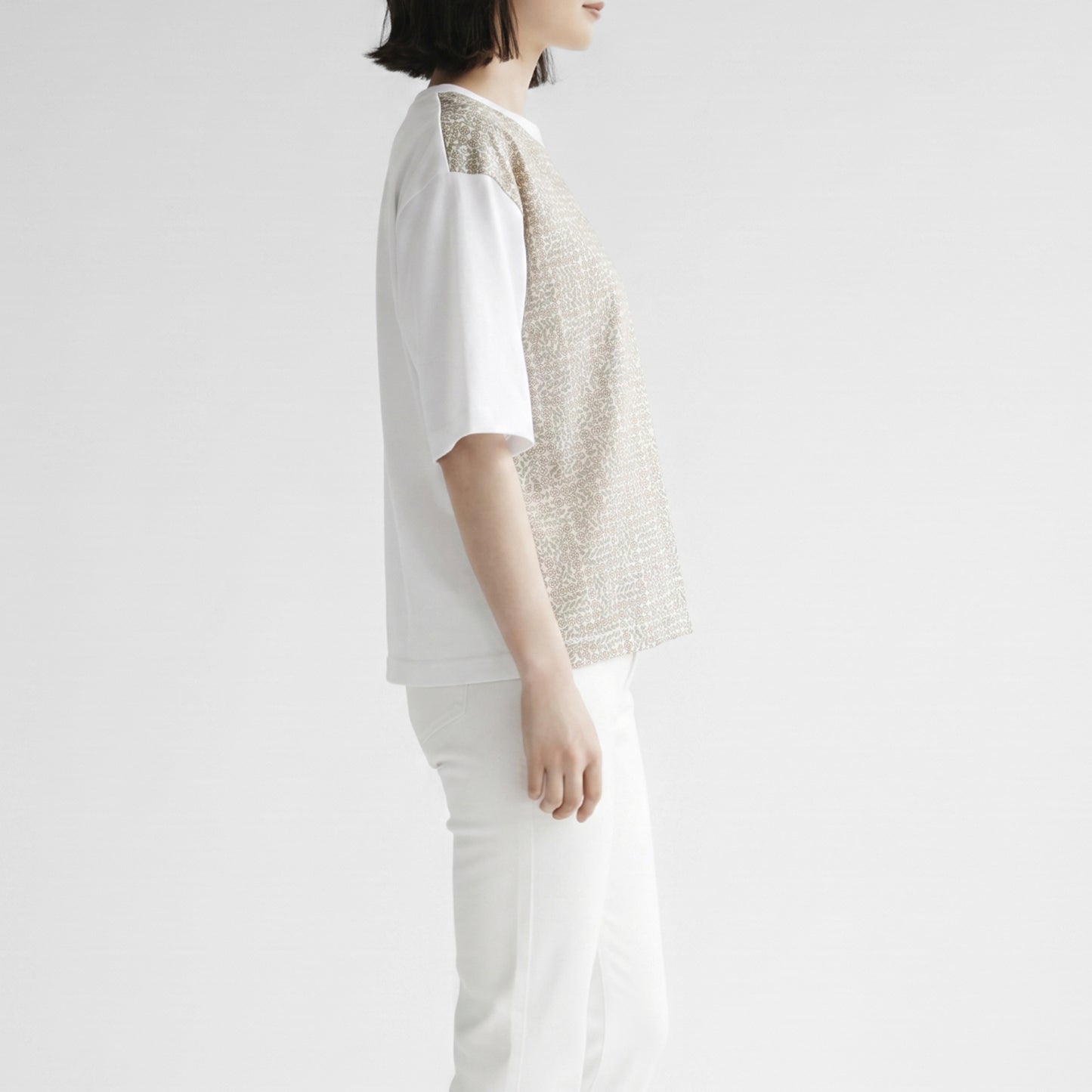 26SS FONTANA GRANDE リバティプリント コンビTシャツ 617906