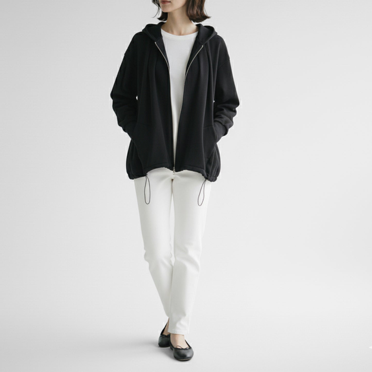 25SAW FONTANA GRANDE 裏起毛タックジップパーカー 537408