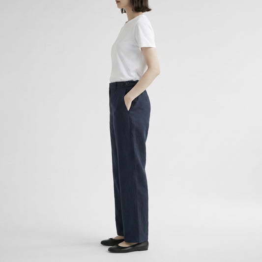 26SS FONTANA GRANDE コットンリネン混ストレッチワイドパンツ 627606