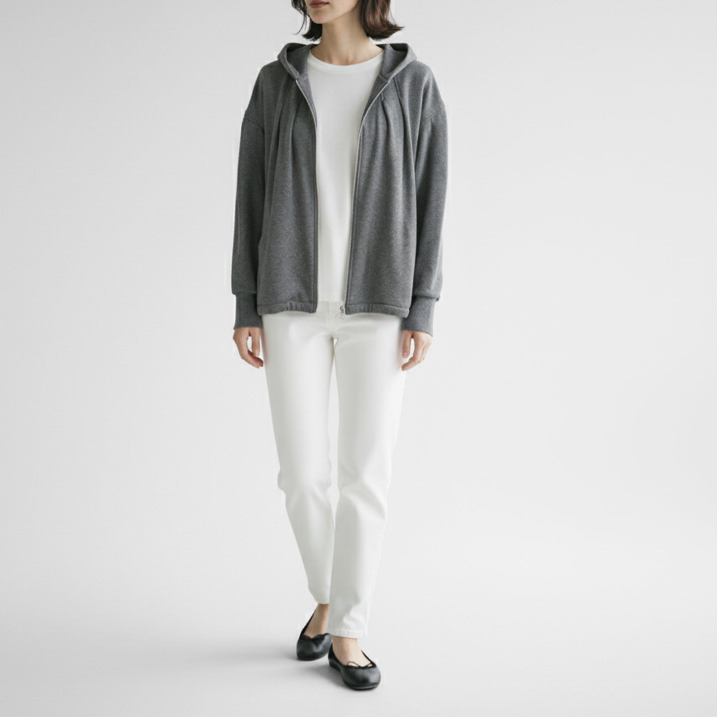 25SAW FONTANA GRANDE 裏起毛タックジップパーカー 537408