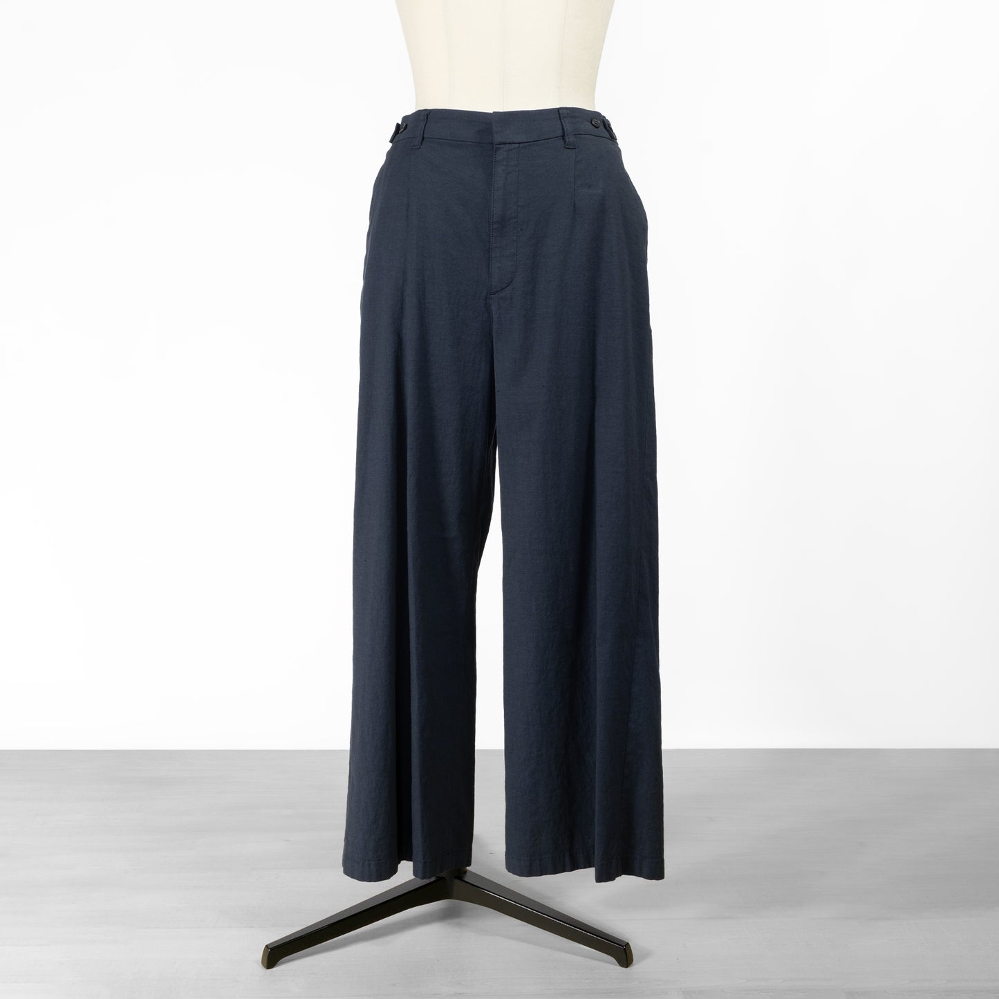 26SS FONTANA GRANDE コットンリネン混ストレッチワイドパンツ 627606