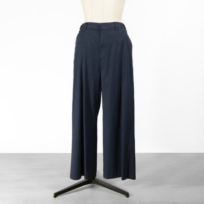 26SS FONTANA GRANDE コットンリネン混ストレッチワイドパンツ 627606