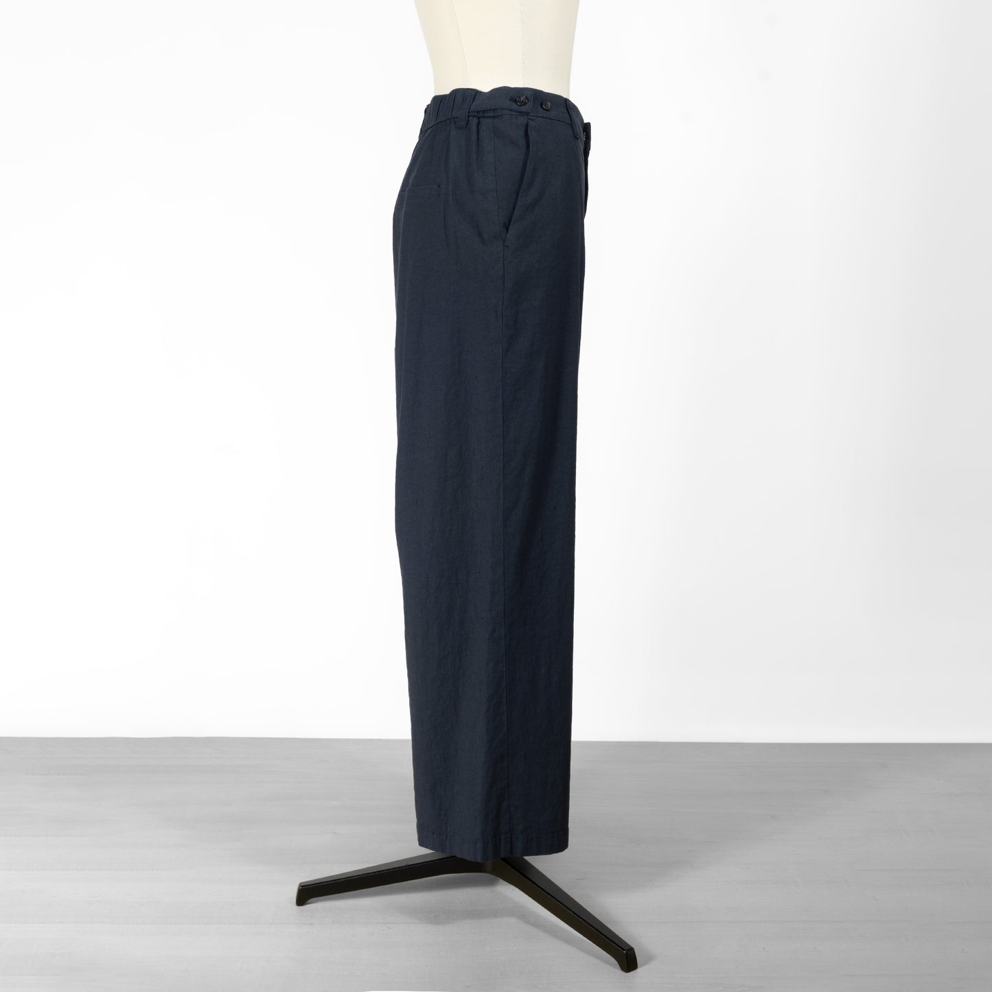 26SS FONTANA GRANDE コットンリネン混ストレッチワイドパンツ 627606