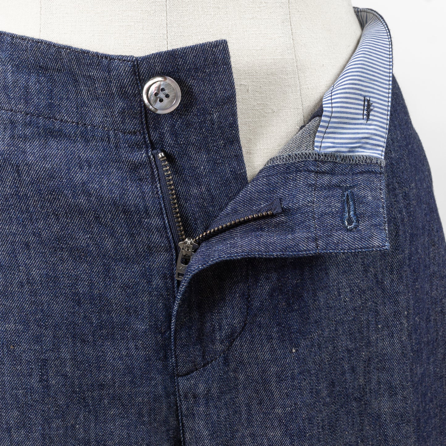 25SS FONTANA GRANDE インディゴリネンレーヨンワイドパンツ