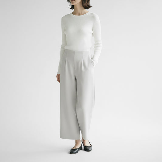 26SS FONTANA GRANDE ストレッチタックワイドパンツ 617601