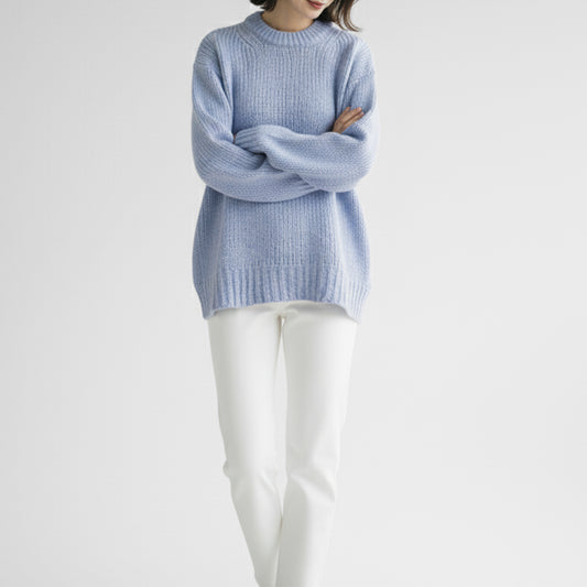 grin バルキーアルパカラウンドプルオーバー 8244K-003